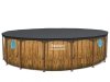 Bestway Basen stelażowy drewno 488x122 11w1 56725